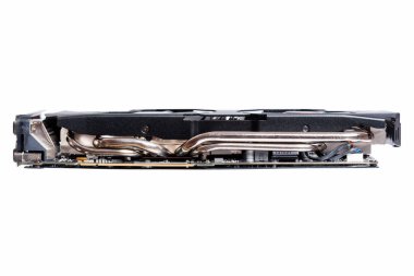 Modern ekran kartı soğutma sisteminin parçası.