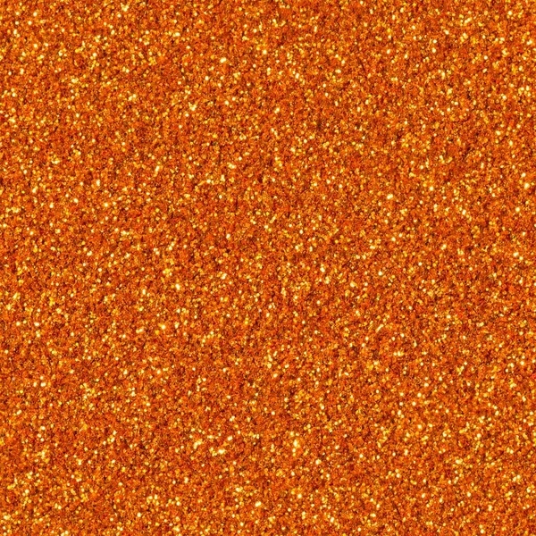 Bright orange glitter sparkle. Seamless square texture. — Stock Photo, Image