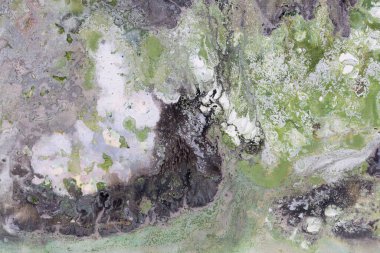 Yeni tasarımın için zeytin tonunda yeni bir soyut resim.