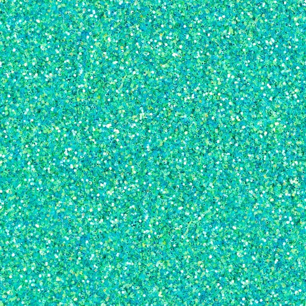 Turquoise glitter, sparkle confetti. Christmas seamless pattern. — ストック写真