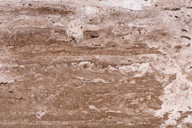 Natural travertine background in brown color for personal design work.