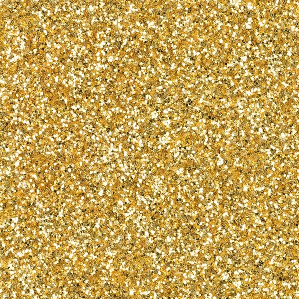 Golden glitter, sparkle confetti texture. Christmas background. Seamless pattern. — Stok fotoğraf