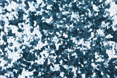 Lüks holografik ışıltı arka planı, eşsiz bir manzara için parlak mavi yüzeyi olan yeni doku. Yüksek çözünürlüklü fotoğraf.