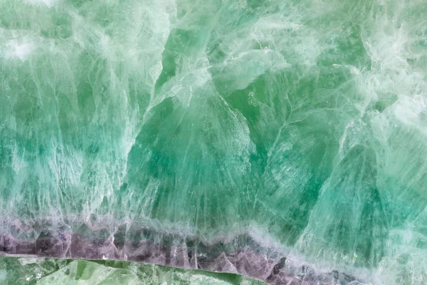 Grüner Fluorit Edelsteinhintergrund Matt Natürliches Halbedelmineral Muster Halbedelstein Textur Keramik — Stockfoto