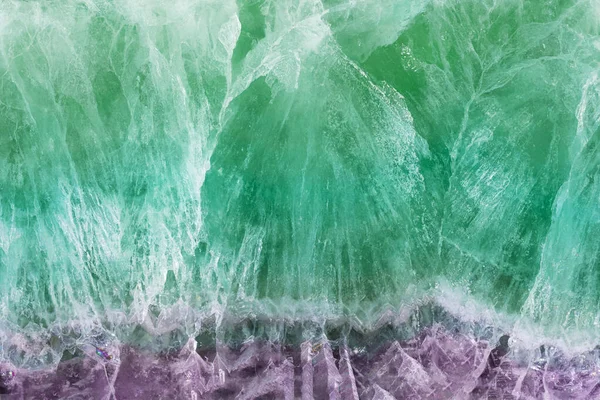 Groene Fluoriet Natuurlijke Textuur Frisse Kleur Als Onderdeel Van Interieur — Stockfoto