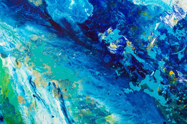 Klassieke Blauwe Kleur Van Het Jaar 2020 Abstracte Vloeistof Acryl — Stockfoto