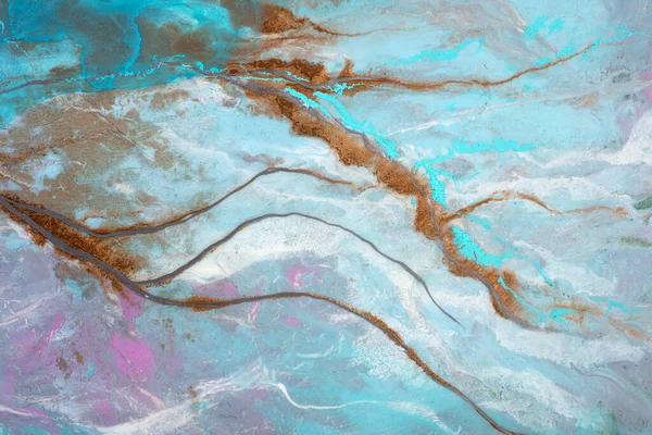 Natural luxury abstract fluid, liquid art painting. Tender, modern futuristic, dynamic artwork. Drawing by alcohol ink, paints. Mixed style illustration. Abstract painting background, texture.