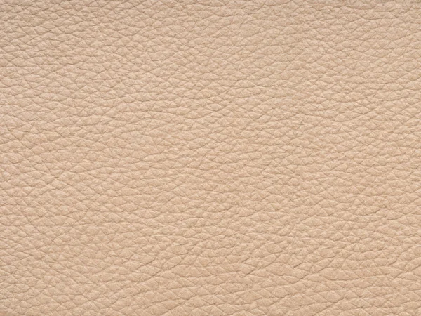 Texture Genuine Leather Light Beige Tone Background Backdrop Textured Effect — Stock Photo, Image
