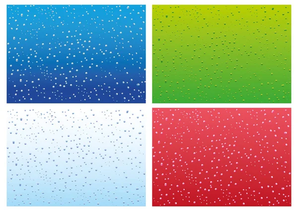 具有渐变色彩的闪光背景的颜色变化集合 以矢量和Jps格式设置具有气泡和水主题的背景 — 图库矢量图片