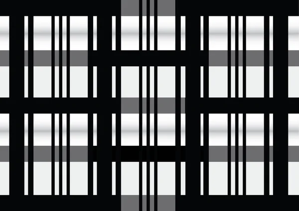Kostkovaný Vzor Návrhu Pro Pozadí Tapety Tisk Černobílý Kostkovaný Vzor — Stockový vektor