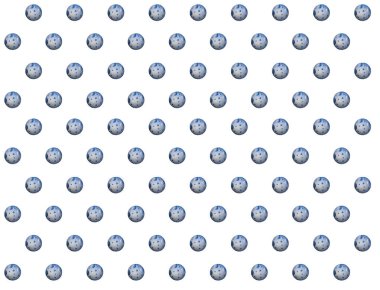 Beyaz arka plan ve normal mavi kabarcıklar. Kabarcık şekilleri baloncuklardan desenli, arka plan pürüzsüz..