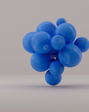 Kumaşlı 3D ürün sunum sahnesi. Pastel sıcak toprak renkleri. Turuncu, yeşil ve pastel kum renklerinde soyut bir düzen. Sosyal medya için asgari illüstrasyon