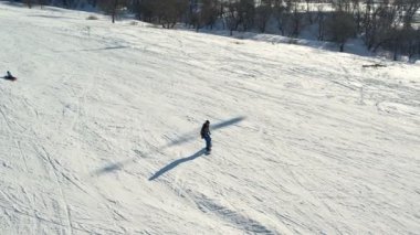 Kayak merkezinin hava görüntüsü