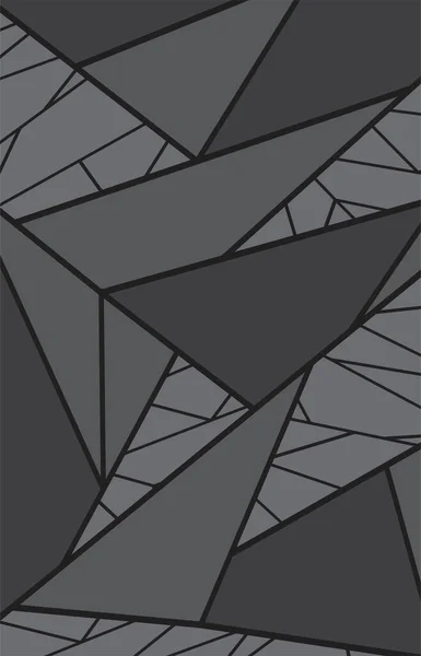 Abstracte Achtergrond Met Donkere Kleur Geometrisch Patroon — Stockvector