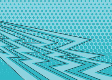 Mavi ışık ve yarım ton desenli soyut arkaplan