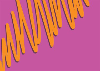 Soyut renkli dalga çizgileri desenli minimalist arkaplan