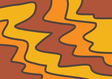 Soyut renkli dalga çizgileri desenli minimalist arkaplan