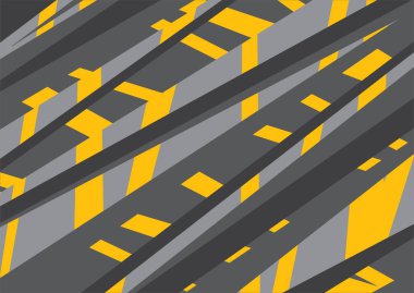 Sarı çizgili soyut arkaplan