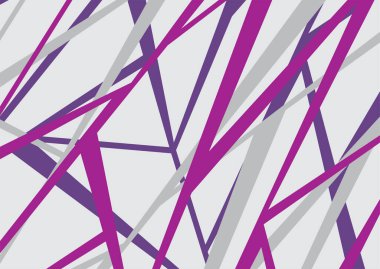 Mor geometrik çizgi desenli soyut arkaplan
