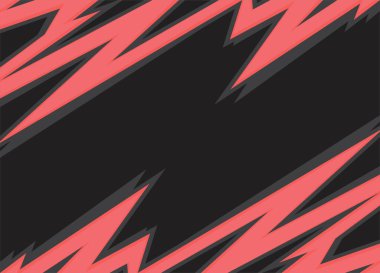 Sivri uçlu zigzag desenli soyut arkaplan
