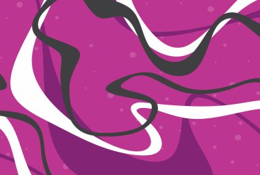 Soyut renkli yağlı boyanın bir çizimi