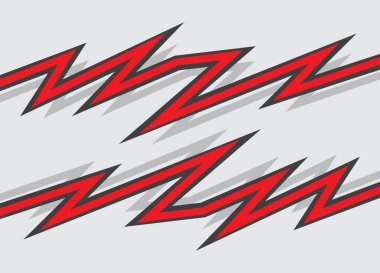 Sivri uçlu zigzag desenli soyut arkaplan