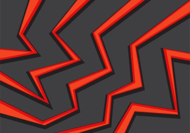 Kırmızı gradyan çokgen çizgi desenli soyut arkaplan