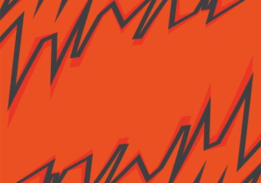 Turuncu çizgili zikzak desenli soyut arkaplan