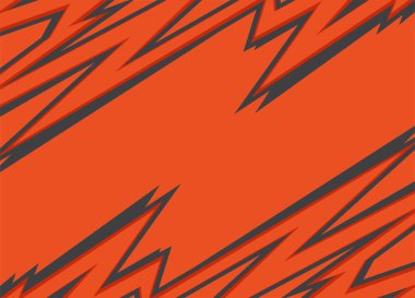 Turuncu çizgili zikzak desenli soyut arkaplan