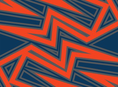 Basit kırmızı kabile çizgisi desenli soyut arkaplan 