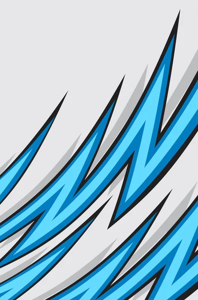 Abstrakter Hintergrund Mit Blauem Zickzackmuster — Stockvektor