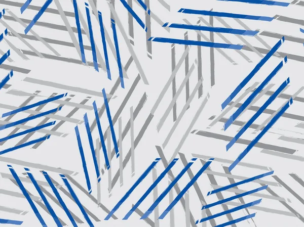 Абстрактний Фон Синьо Сірими Лініями Ескізів — стоковий вектор