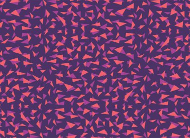 Düzensiz mor ve pembe üçgen desenli basit arkaplan