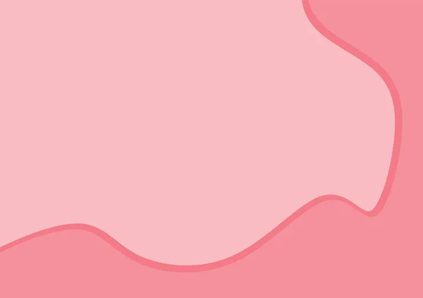 Fondo Rosa Minimalista Con Patrón Líneas Ondulantes — Vector de stock