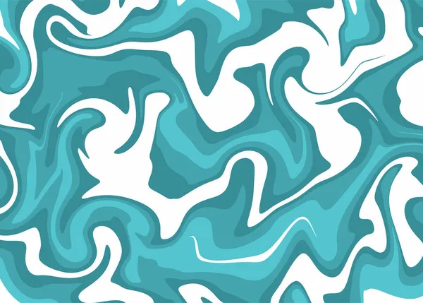 Une Illustration Texture Peinture Huile Abstraite Bleue — Image vectorielle