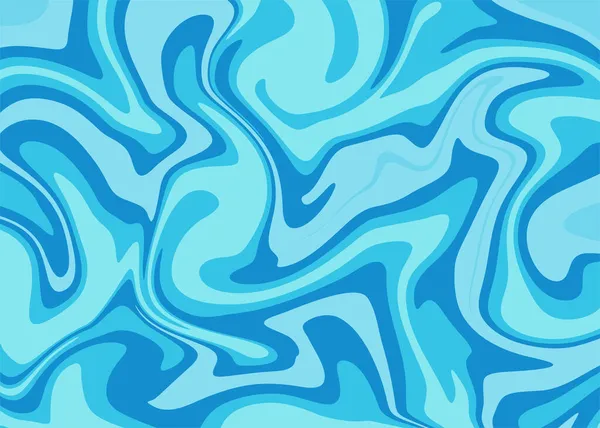 Une Illustration Texture Abstraite Peinture Huile Bleue — Image vectorielle