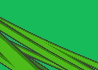 Yeşil zigzag çizgisi deseni ve bazı kopyalama alanı olan soyut arkaplan