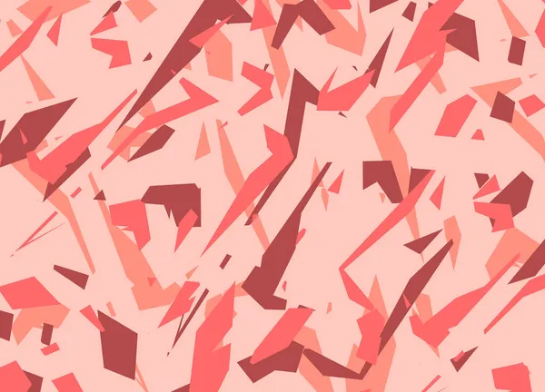 Abstract Background Red Pink Broken Glass Pattern — Stock Vector