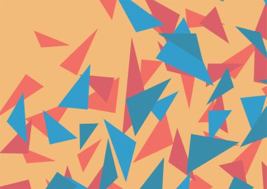 Düzensiz üçgen desenli basit arkaplan