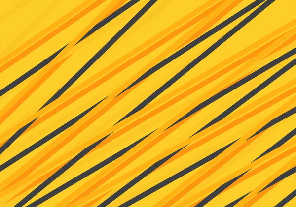 黄色のスラッシュ行のパターンを持つ抽象的な背景 — ストックベクタ
