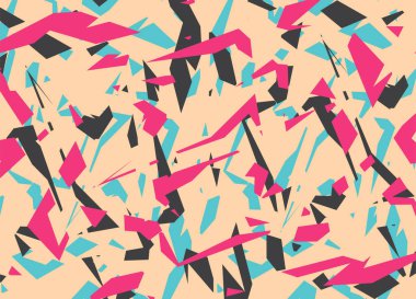 Renkli kırık cam desenli soyut arkaplan