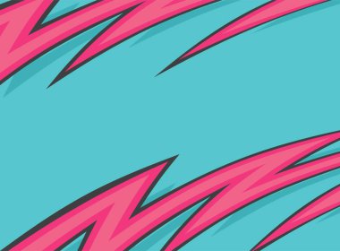 Retro renk temalı ve bazı kopyalama alanındaki desenler