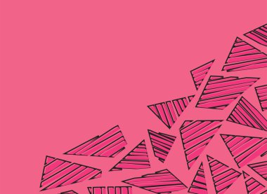 Soyut üçgen çizgili minimalist arkaplan ve bazı kopyalama alanı