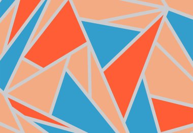 Renkli çokgen desenli soyut arkaplan