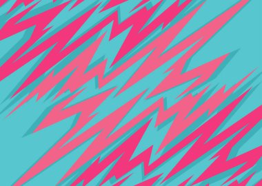 Sivri uçlu zigzag desenli soyut arkaplan