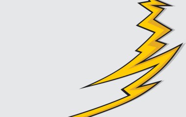 Sarı zikzak çizgileri olan basit arkaplan