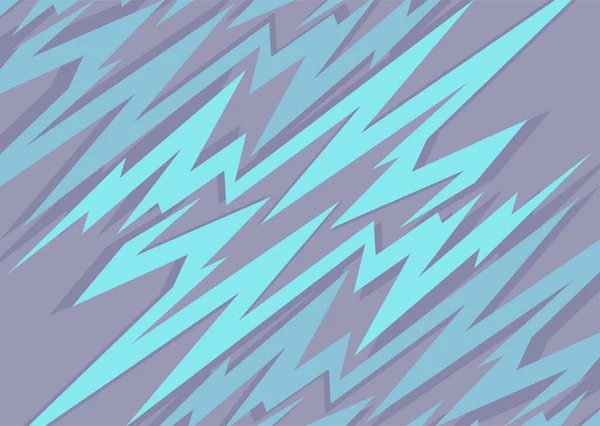 Abstracte Achtergrond Met Blauwe Gekartelde Zigzag Patroon — Stockvector