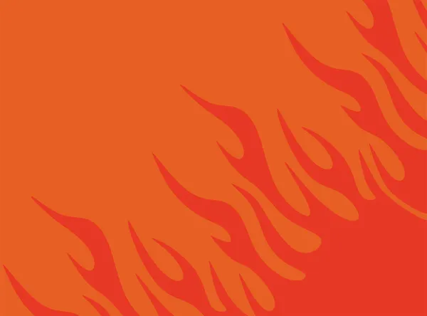 Einfacher Hintergrund Mit Flammenmuster — Stockvektor