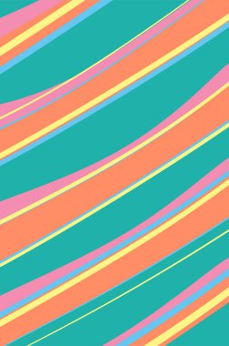 Dalgalı çizgili desenli basit arkaplan