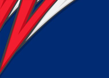 Amerikan bayrağı renk teması ve bazı kopyalama alanı olan soyut arkaplan